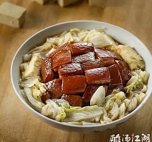 【家常菜】炖肉白菜冻豆腐粉