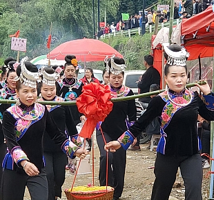 2021年贵州台江阳芳-鼓藏节游行又到了